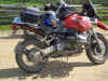 Werner�s BMW. Er will es noch nicht zugeben, aber es ist im Moment sein Lieblingsmotorrad